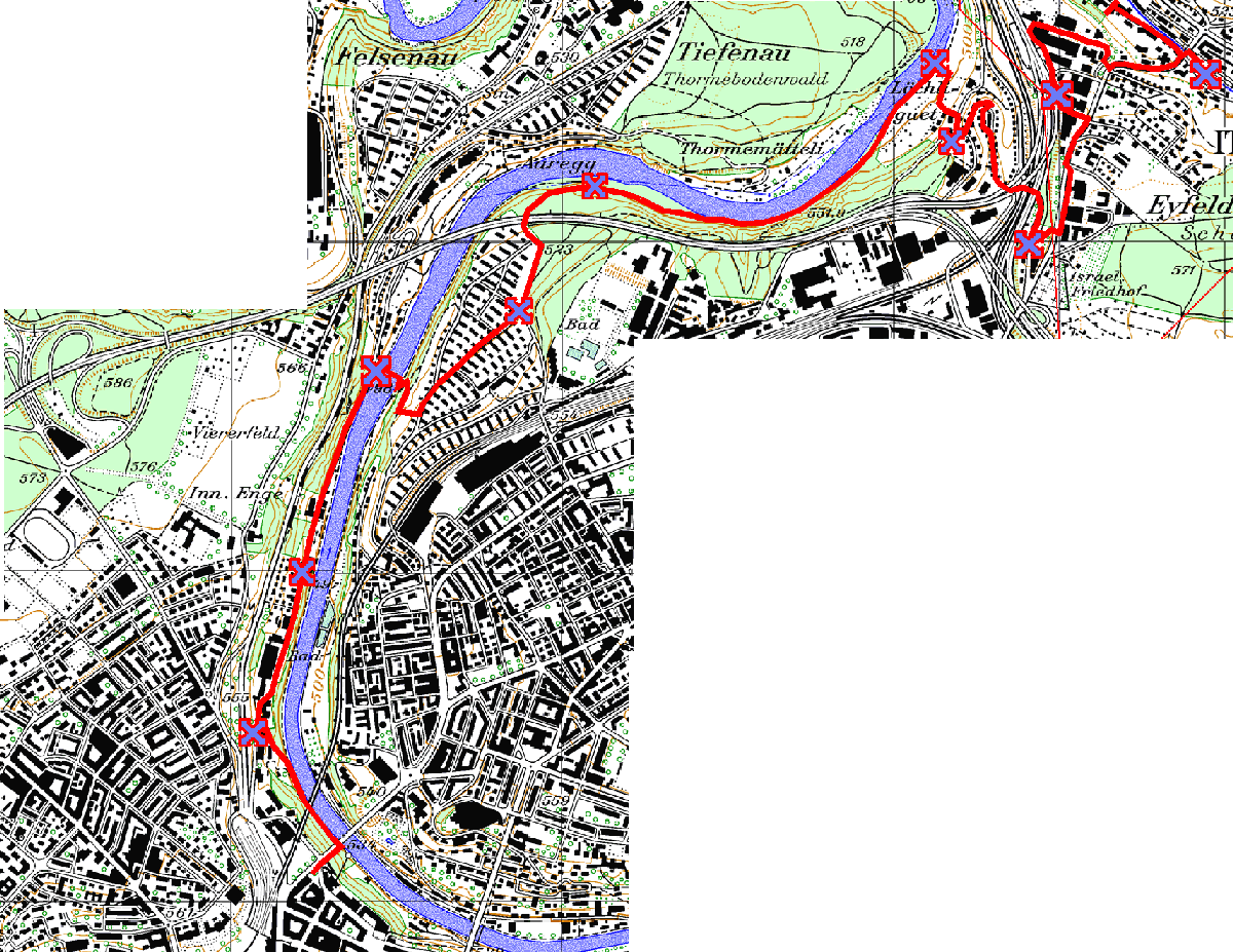Papierm�hle to Bern HB, 1.2 hours hashing